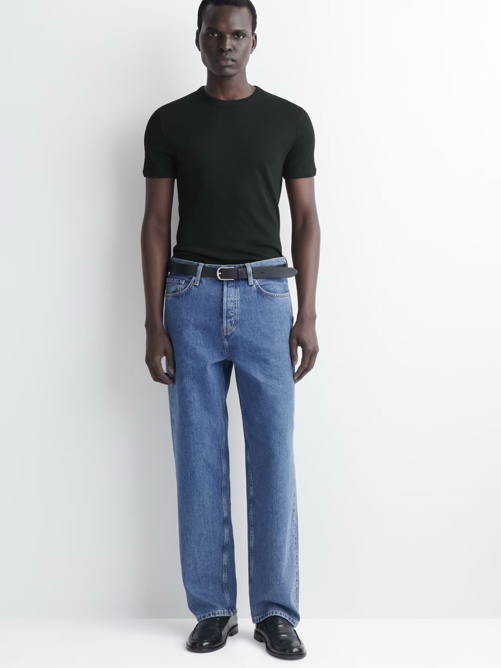NWT (size XL) COS SLIM RIBBED COTTON T-SHIRT - Picture 4 of 6